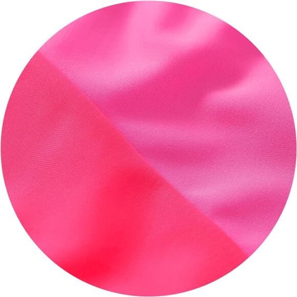 Pink Summer Bikini Toddler Girls Two Pieces Swimsuit Color Block Stripe Swimwear - Picture 5 of 5